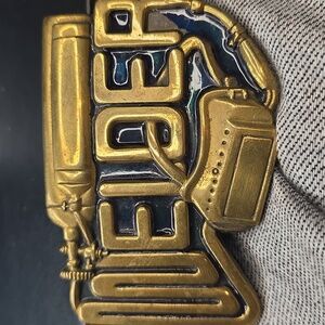 Vintage Welder Solid Brads Belt Buckle Baron Buckles Welder Tradesman